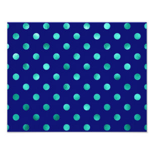 Foto Bolinhas De Folhas Metálicas De Azul Aquático Ve