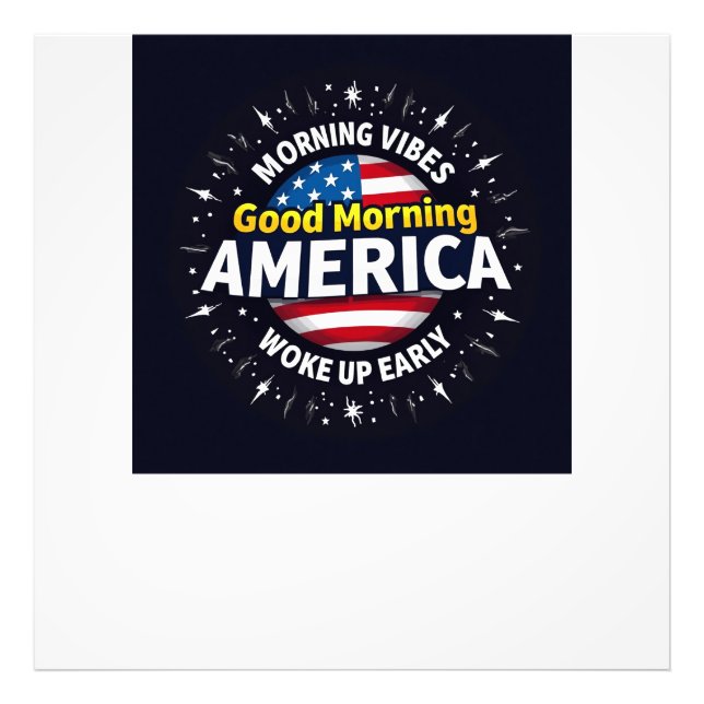 Foto Bom dia, América - Uma explosão de energia da manh (Frente)