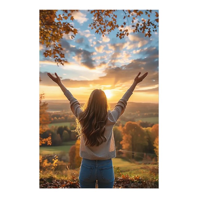 Foto Bom dia outono (Frente)