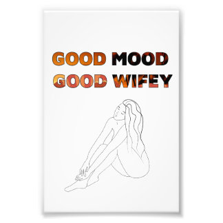 Foto Bom humor Boa Wifey Imprimível Wall art