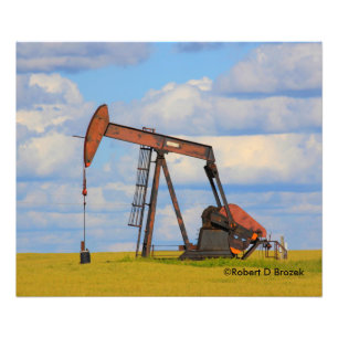 Foto Bomba de poço de petróleo de Kansas com ampliaç