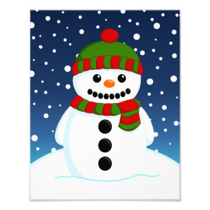 Foto Boneco de neve de Natal Adorável