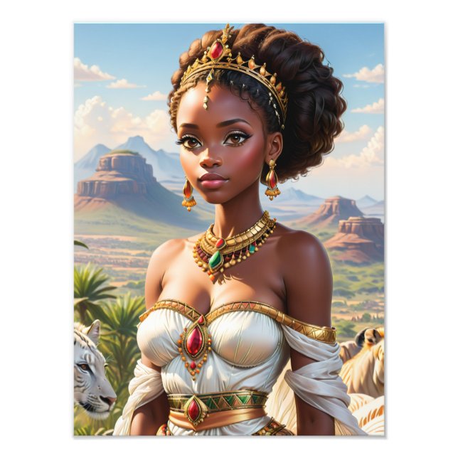 Foto Bonita princesa negra (Frente)
