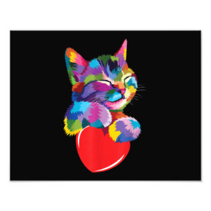 Foto Bonito presente para gatinhos amantes Coloridos Ga