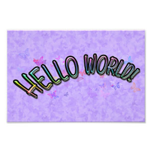 Foto Bonito Rainbow Hello World