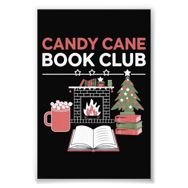 Foto Bookish Christmas Candy Cane Book Club Bookish (Frente)