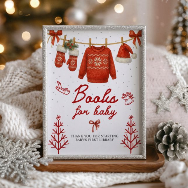 Foto Books for Baby Winter Santa Sign (Criador carregado)