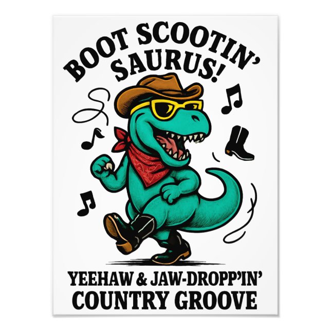 Foto Boot Scootin' Saurus! (Frente)