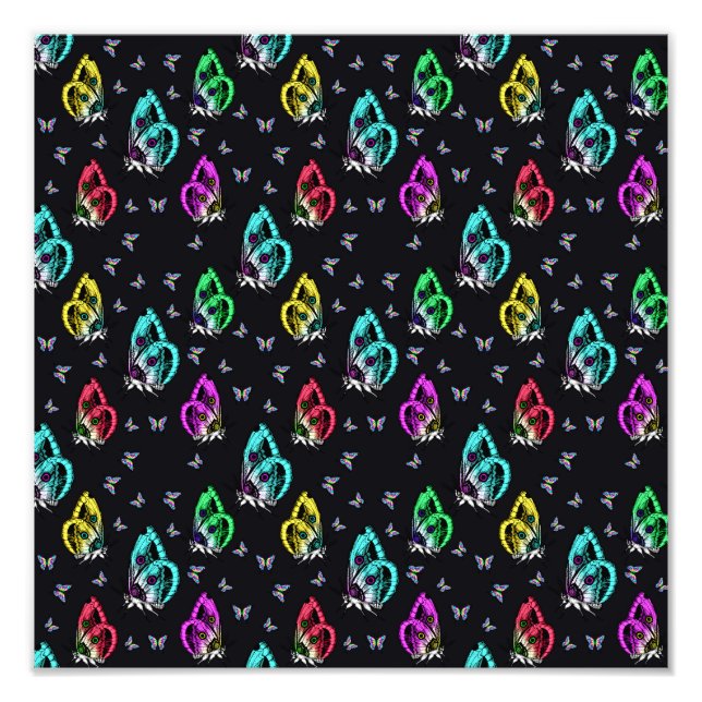 Foto Borboleta colorida (Frente)