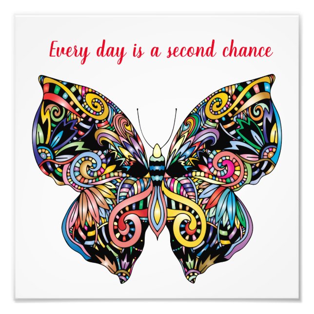 Foto Borboleta Mandala (Frente)