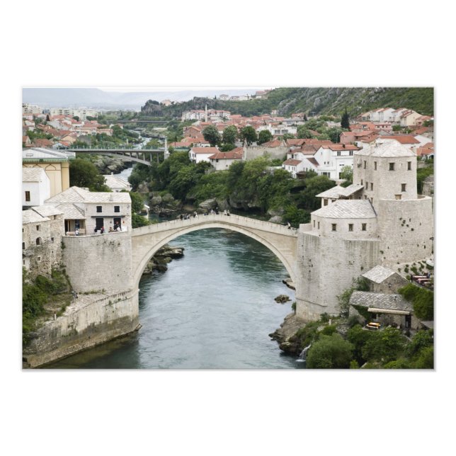 Foto Bósnia-Herzegovina - Mostar. A Antiga Ponte (Frente)