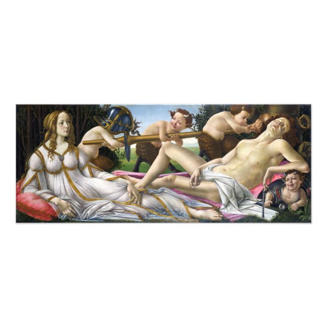 Foto Botticelli Venus e Mars (Frente)