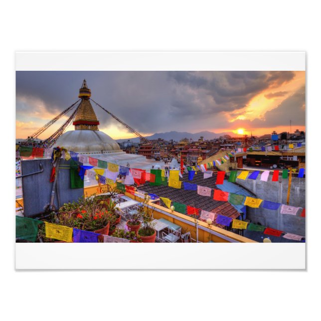 Foto Boudhanath estúpido, kathmandu Nepal (Frente)