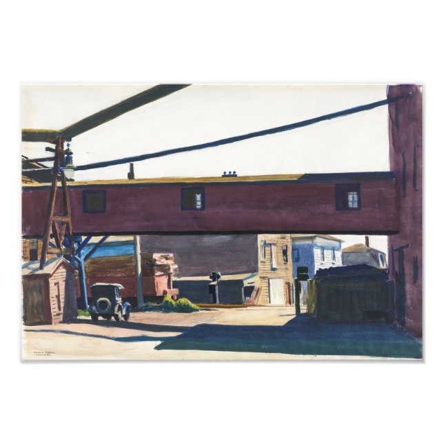 Foto Box Fatory, Gloucester | Edward Hopper | (Frente)