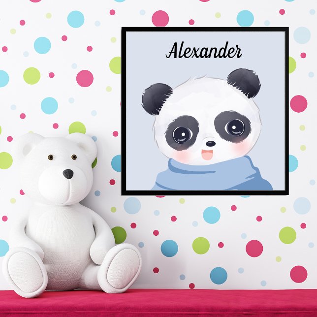 Foto Boy Baby Panda Blue (Criador carregado)
