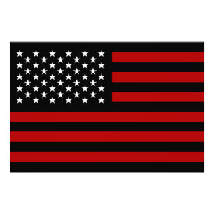 Foto Branco vermelho do preto da bandeira americana