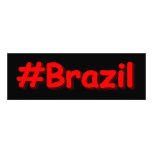 Foto "#Brasil" Design. Comprar Agora