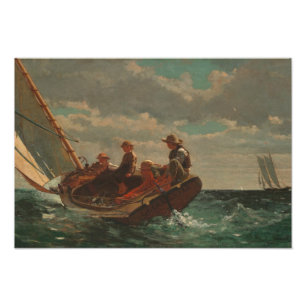 Foto Breezing Up (Um Vento Favorável) de Winslow Homer
