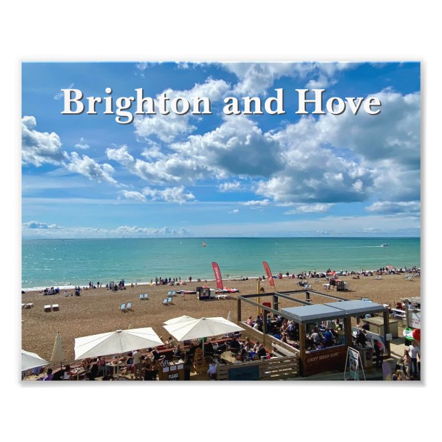 Foto Brighton e Hove Beach no verão (Frente)
