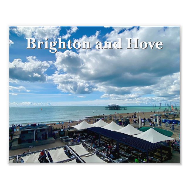 Foto Brighton e Hove Beach no verão (Frente)