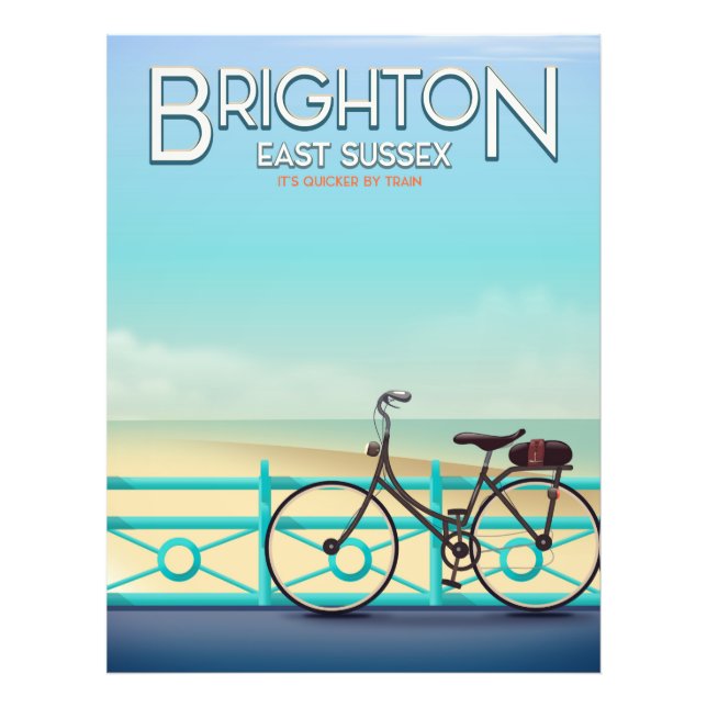 Foto Brighton, East Sussex viagens vintage. (Frente)