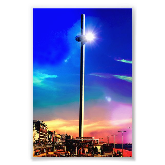 Foto Brighton Seafront com i360 (Frente)