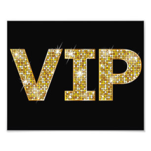 Foto Brilho Preto & Dourado VIP