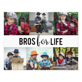 Foto Bros para Life Brothers Photo Collage Typografia