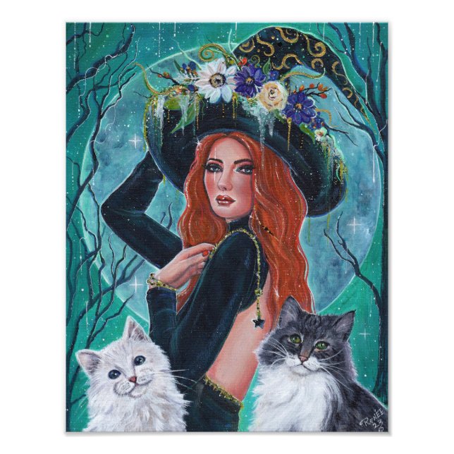 Foto bruxa Cassandra Halloween por Renee Lavoie (Frente)