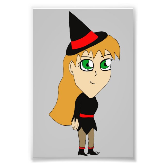 Foto bruxa chibi (Frente)