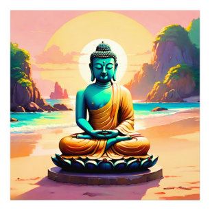 Foto Buda - Margens Serenos de Iluminação