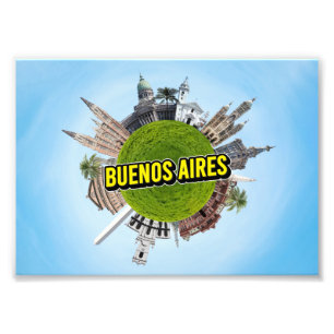 Foto Buenos Aires planeta minúsculo marco arquitetônico