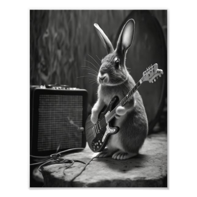 Foto Bunny tocando violão (Frente)