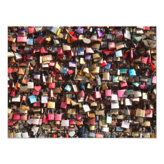 Foto Bunte Liebesschlösser