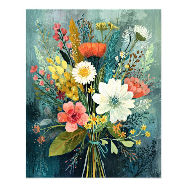 Foto Buquê Colorido de Primavera (Frente)