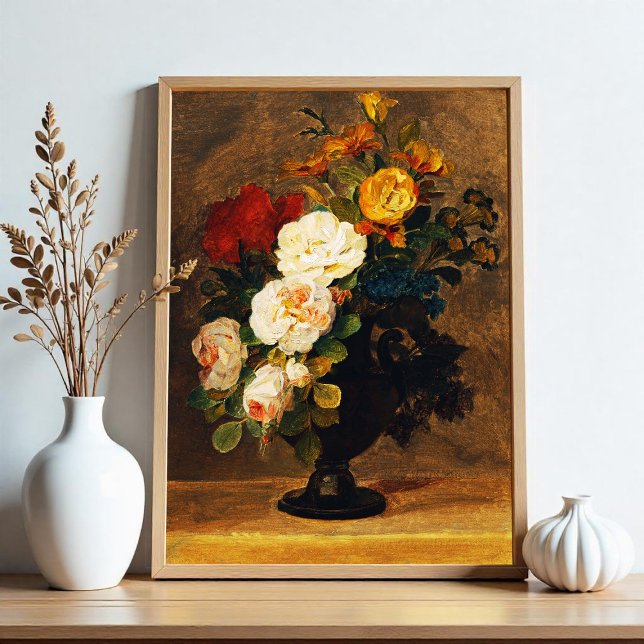 Foto Buquê de flores em vaso antigo (Criador carregado)