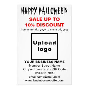 Foto Business Halloween Venda no White Photo Paper