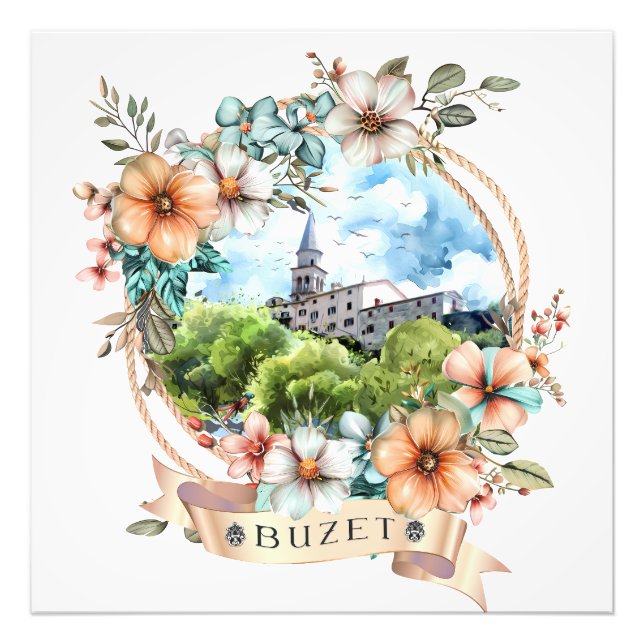 Foto Buzet Croácia (Frente)