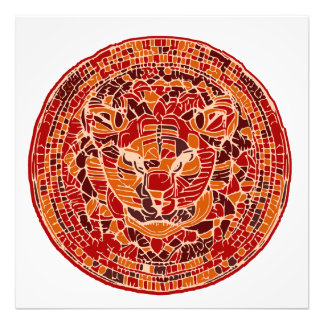 Foto Cabeça de Gato Selvagem de abstrato