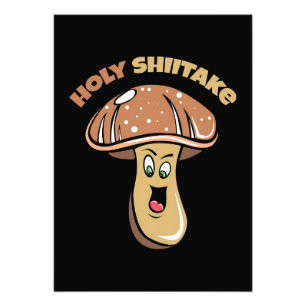 Foto Caçador de Cogumelos Sagrado Shiitake Mushroom