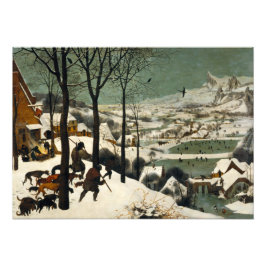 Foto Caçadores na neve por Pieter Bruegel, o Velho