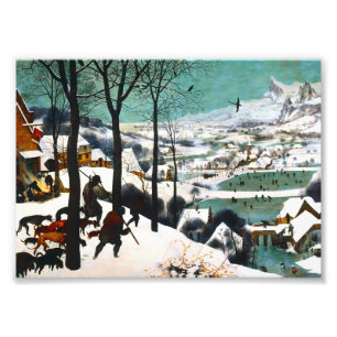 Foto Caçadores na Paisagem da Neve Pieter Bruegel