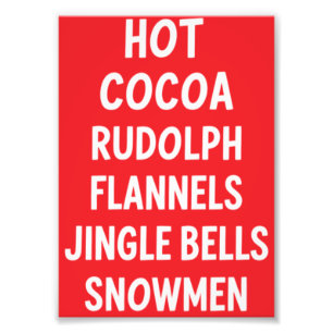 Foto Cacau Quente Rudolph Flanela Jingle Bells Papai No