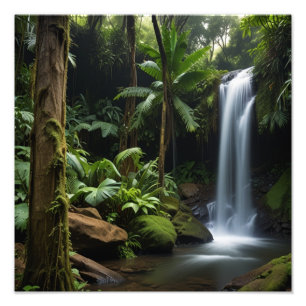 Foto Cachoeira Tropical Luxuriante
