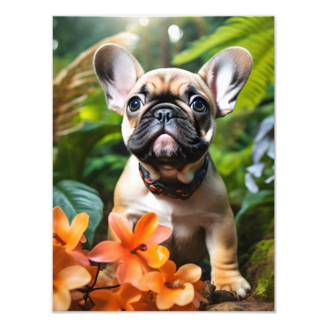 Foto 😍Cachorrinho Frenchie doce na selva (Frente)