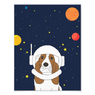 Foto Cachorro Astronauta Animal Com Capacete Espacial B