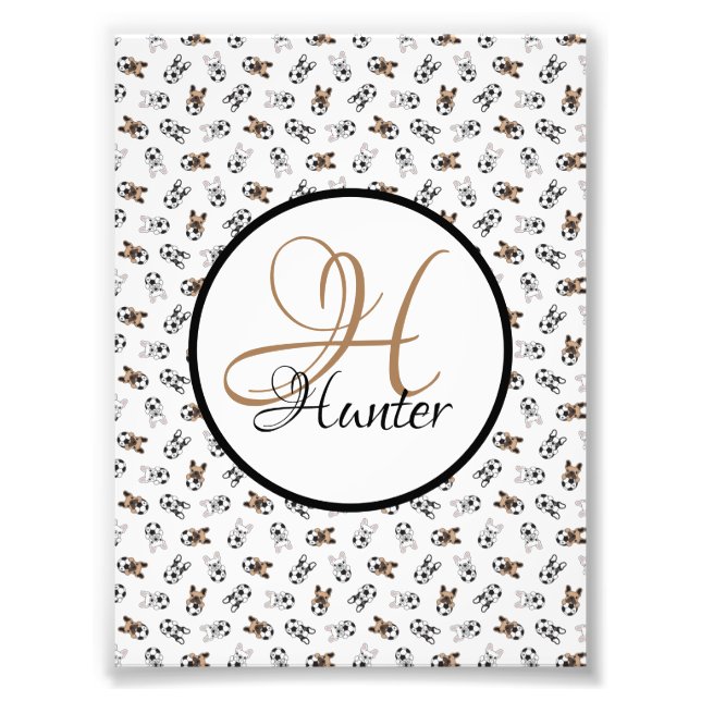 Foto Cachorros esportivos monogramados (Frente)