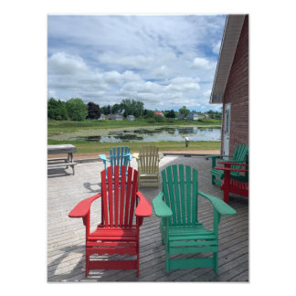 Foto Cadeiras Adirondack Coloridas