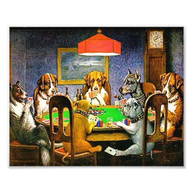 Foto Cães Jogando Poker (Frente)