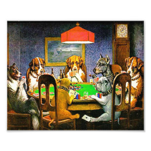 Foto Cães Jogando pôquer
